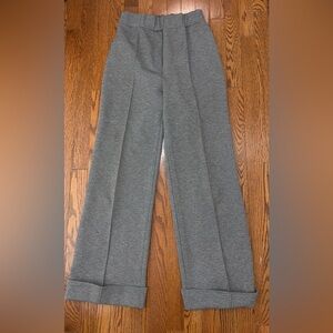 Vintage 1960s Paris Star Grey Cuffed Trousers | Made in Canada